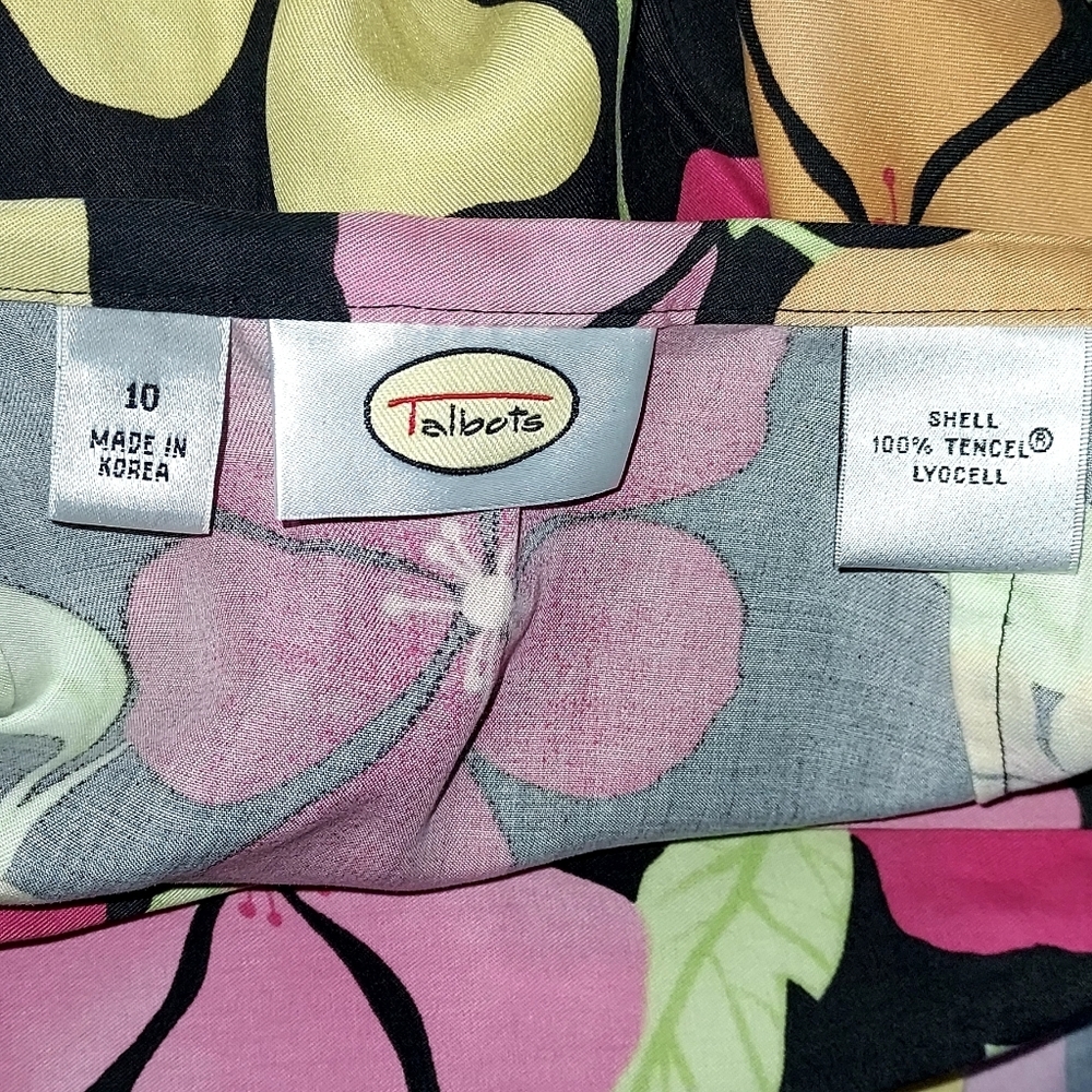 Vintage 90s Floral Talbots Maxi Skirt - Picture 3 of 4